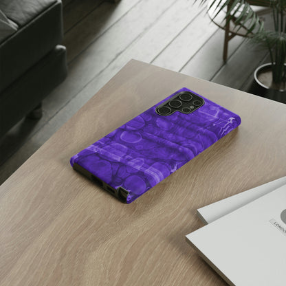 Purple Ebru Art Android Case (Protective) Phone Case