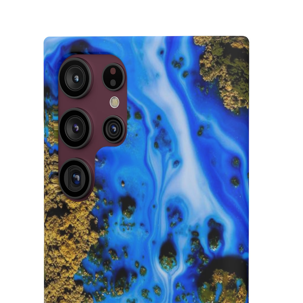 Blue River Ink Art Android Case (Slim) Phone Case