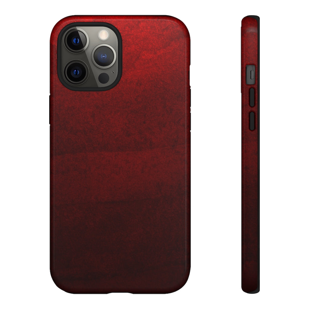 Grunge Red iPhone Case (Protective) iPhone 12 Pro Max Glossy Phone Case