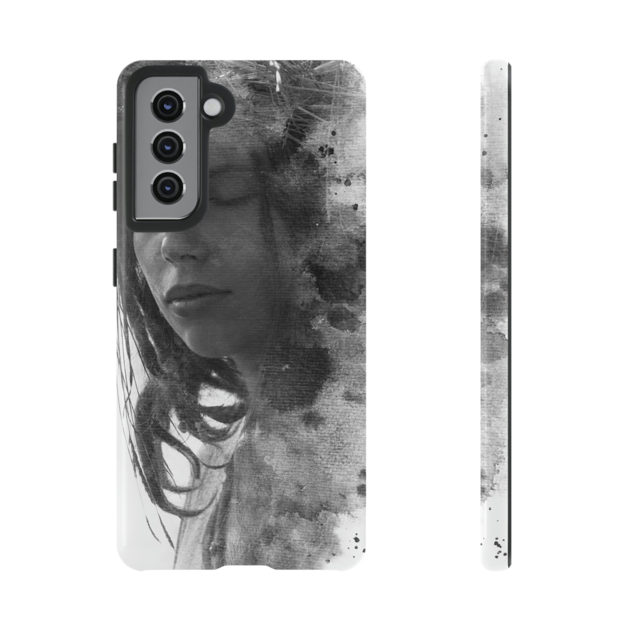 Portrait Lady Android Case (Protective) Samsung Galaxy S21 Glossy Phone Case