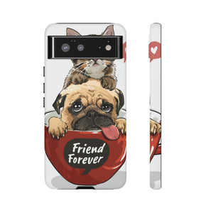 Pug n Kitten Android Case (Protective) Google Pixel 6 Matte Phone Case