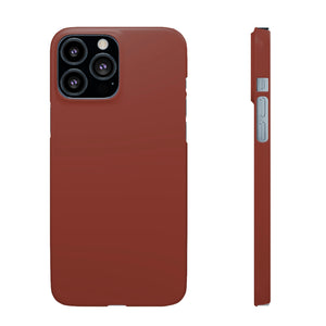 Burnt Umber iPhone Case (Slim) iPhone 13 Pro Max Matte Phone Case