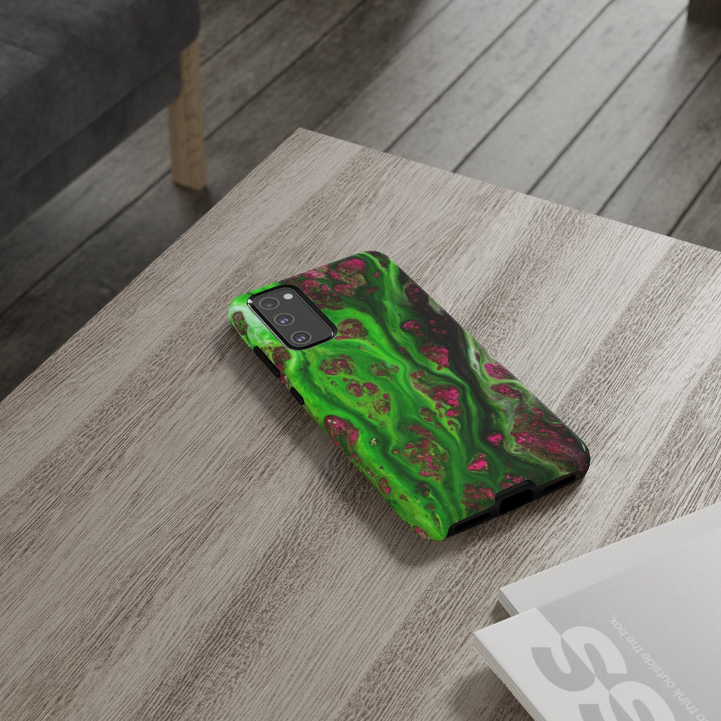 Toxic Green Ink Art Android Case (Protective) Phone Case