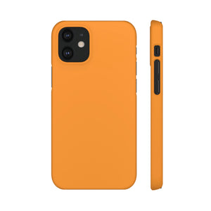 Deep Saffron iPhone Case (Slim) iPhone 12 Mini Matte Phone Case