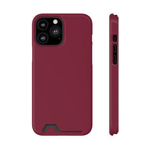 Claret iPhone Case (Card) iPhone 13 Pro Max Glossy With gift packaging Phone Case