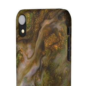 Smaragd Green Ink Art iPhone Case (Slim) Phone Case