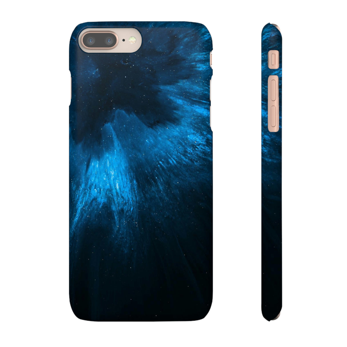 Deep Space Ink Art iPhone Case (Slim) iPhone 8 Plus Matte Phone Case