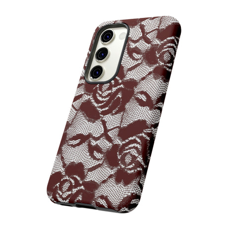 Red Rose Lace Gothic Flower Samsung Case (Protective) Phone Case