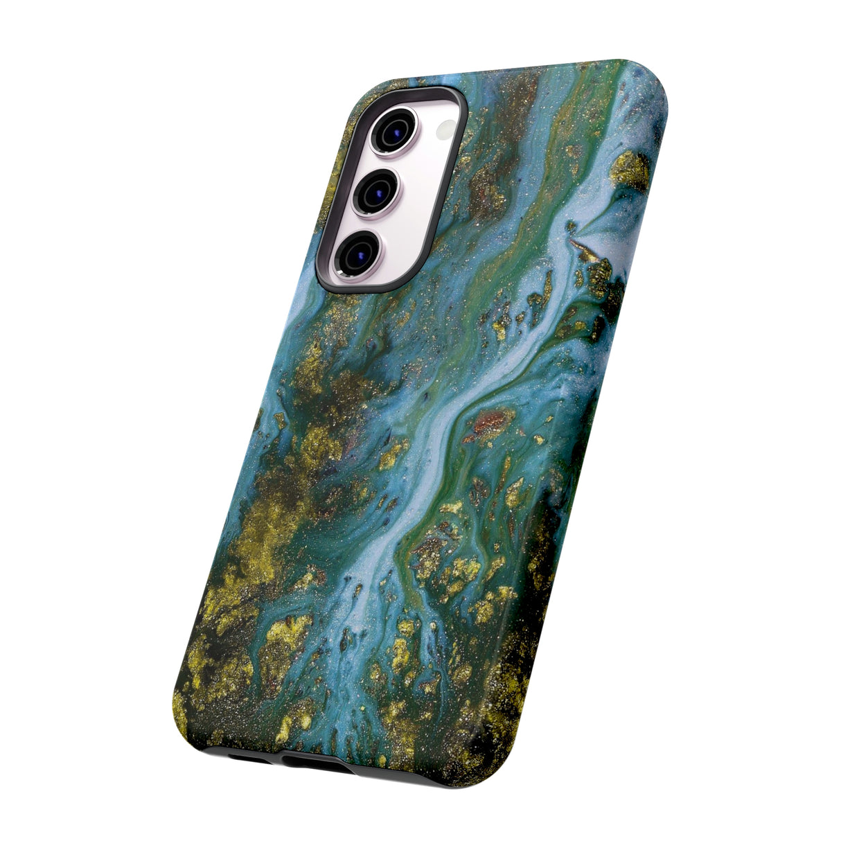 Ocean Blue Ink Art Android Case (Protective) Phone Case