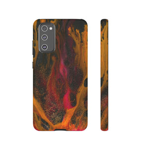 Bon Fire Ink Art Android Case (Protective) Samsung Galaxy S20 FE Matte Phone Case