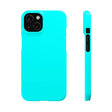 Aqua Blue iPhone Case (Slim) iPhone 14 Glossy Phone Case