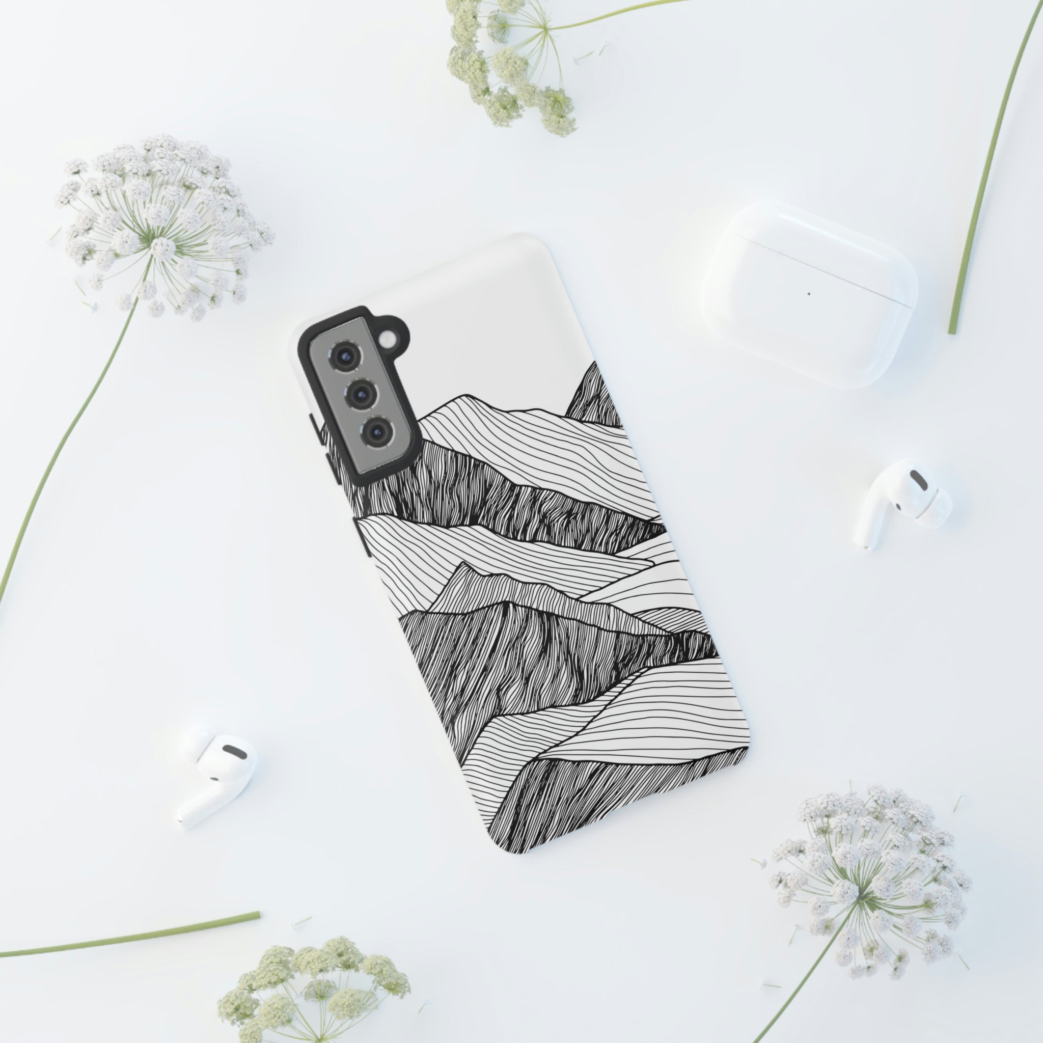 Mountain Line Art Android Case (Protective) Phone Case