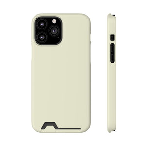 Beige iPhone Case (Card) iPhone 13 Pro Max Matte With gift packaging Phone Case