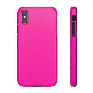 Hollywood Cerise iPhone Case (Slim) iPhone XS Glossy Phone Case