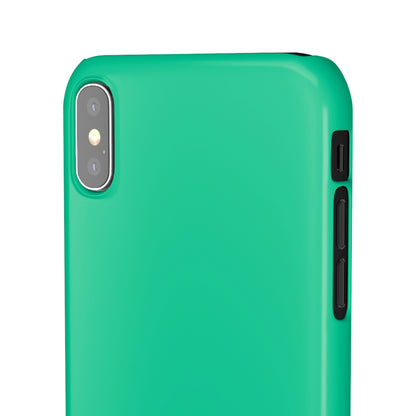 Caribbean Green iPhone Case (Slim) Phone Case