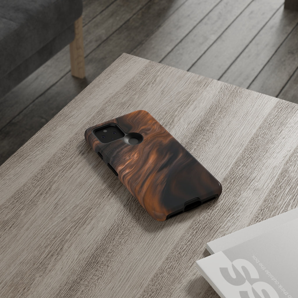 Brown Mist Ink Art Android Case (Protective) Phone Case