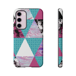 Grunge Triangles Android Case (Protective) Samsung Galaxy S23 Plus Matte Phone Case