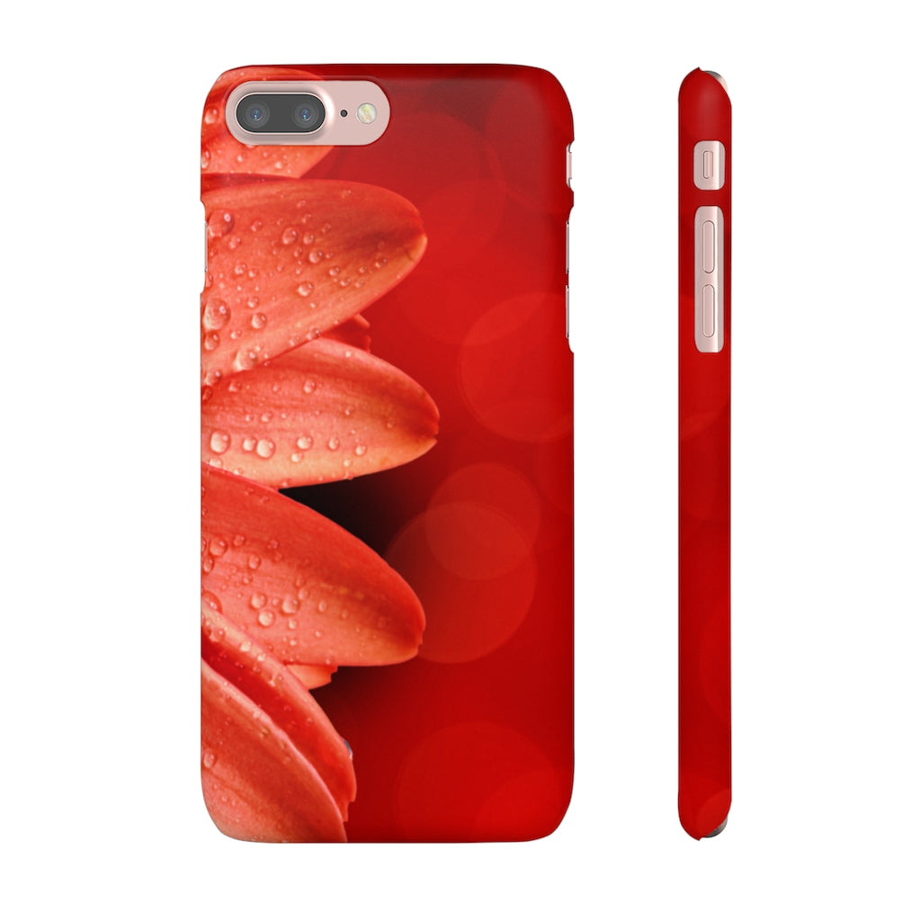 Red Spring Flower Samsung/iPhone (Slim) Phone Case