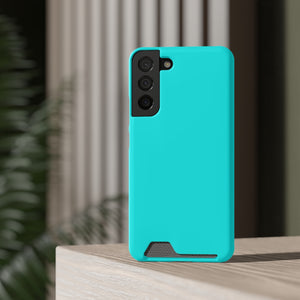 Cyan Samsung Case (Card) Phone Case