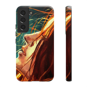 Girl at Night Android Case (Protective) Samsung Galaxy S22 Glossy Phone Case