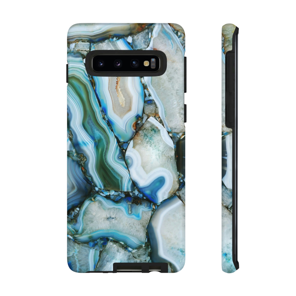 Blue Azure Android Case (Protective) Samsung Galaxy S10 Glossy Phone Case