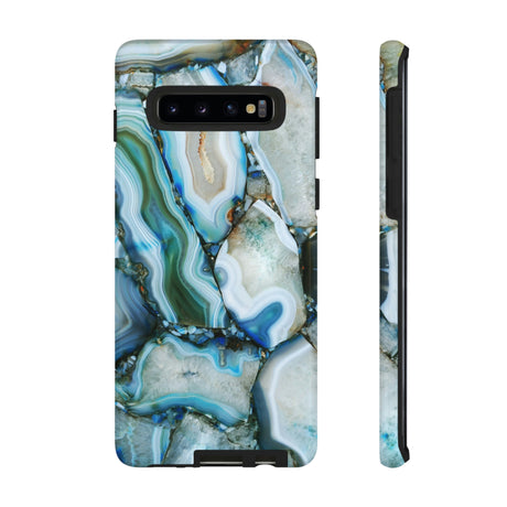 Blue Azure Android Case (Protective) Samsung Galaxy S10 Glossy Phone Case