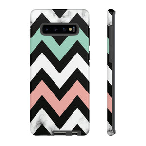 Chevron Shapes Android Case (Protective) Samsung Galaxy S10 Plus Glossy Phone Case