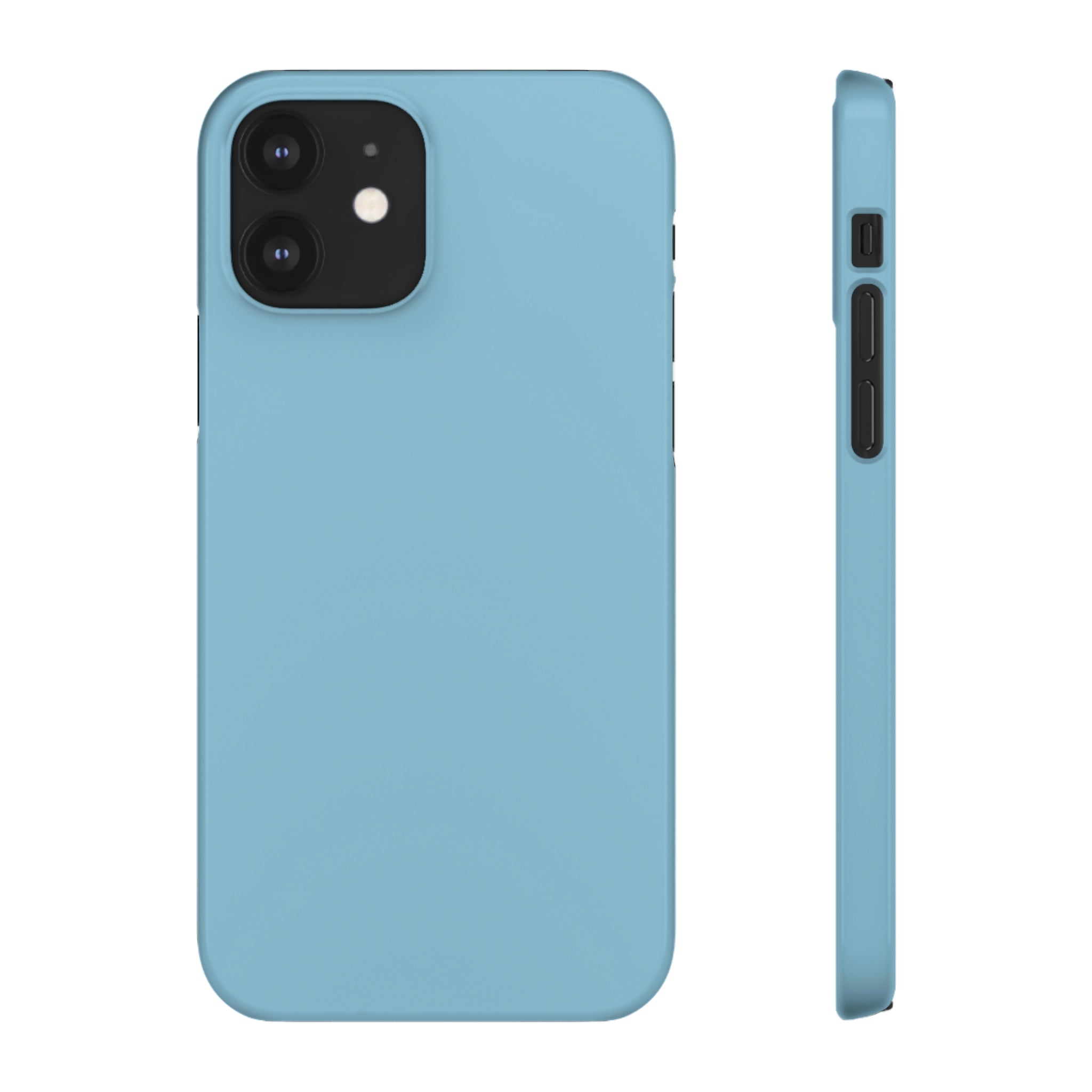 Dark Sky Blue iPhone Case (Slim) iPhone 12 Glossy Phone Case