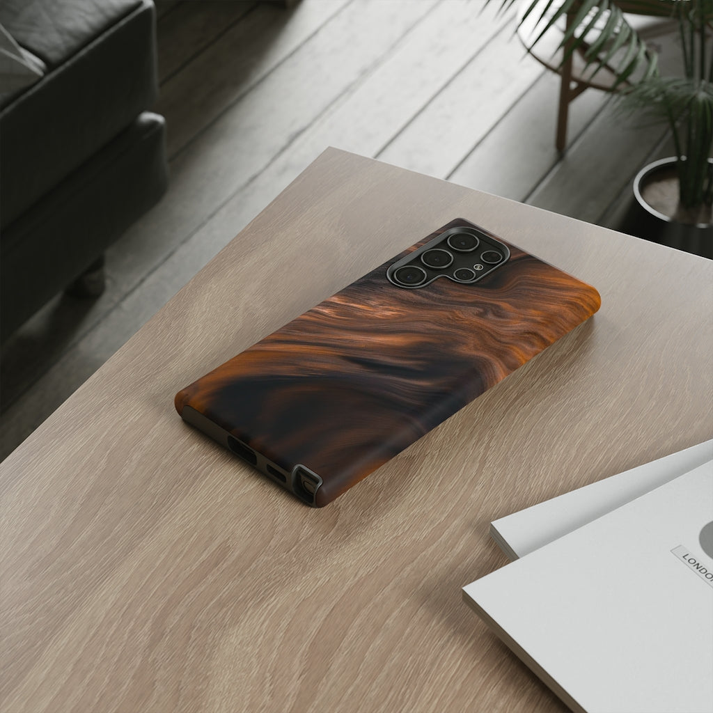 Brown Mist Ink Art Android Case (Protective) Phone Case