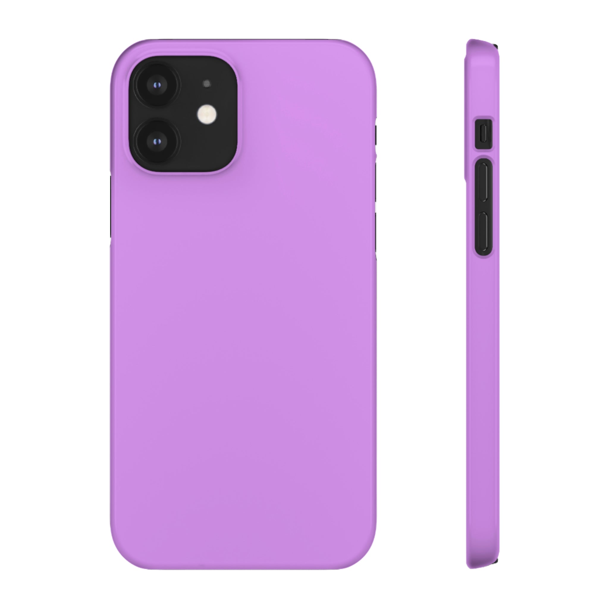 Bright Lilac iPhone Case (Slim) iPhone 12 Glossy Phone Case