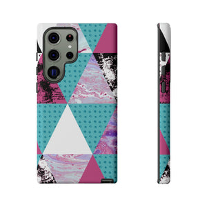 Grunge Triangles Android Case (Protective) Samsung Galaxy S23 Ultra Glossy Phone Case