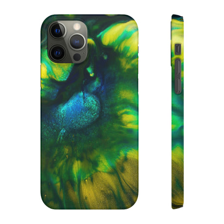 Dragon Eye Ink Art iPhone Case (Slim) iPhone 12 Pro Glossy Phone Case