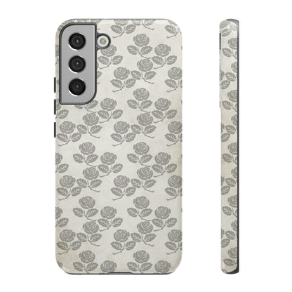 Roseniara Gothic Flower Samsung Case (Protective) Samsung Galaxy S22 Plus Glossy Phone Case