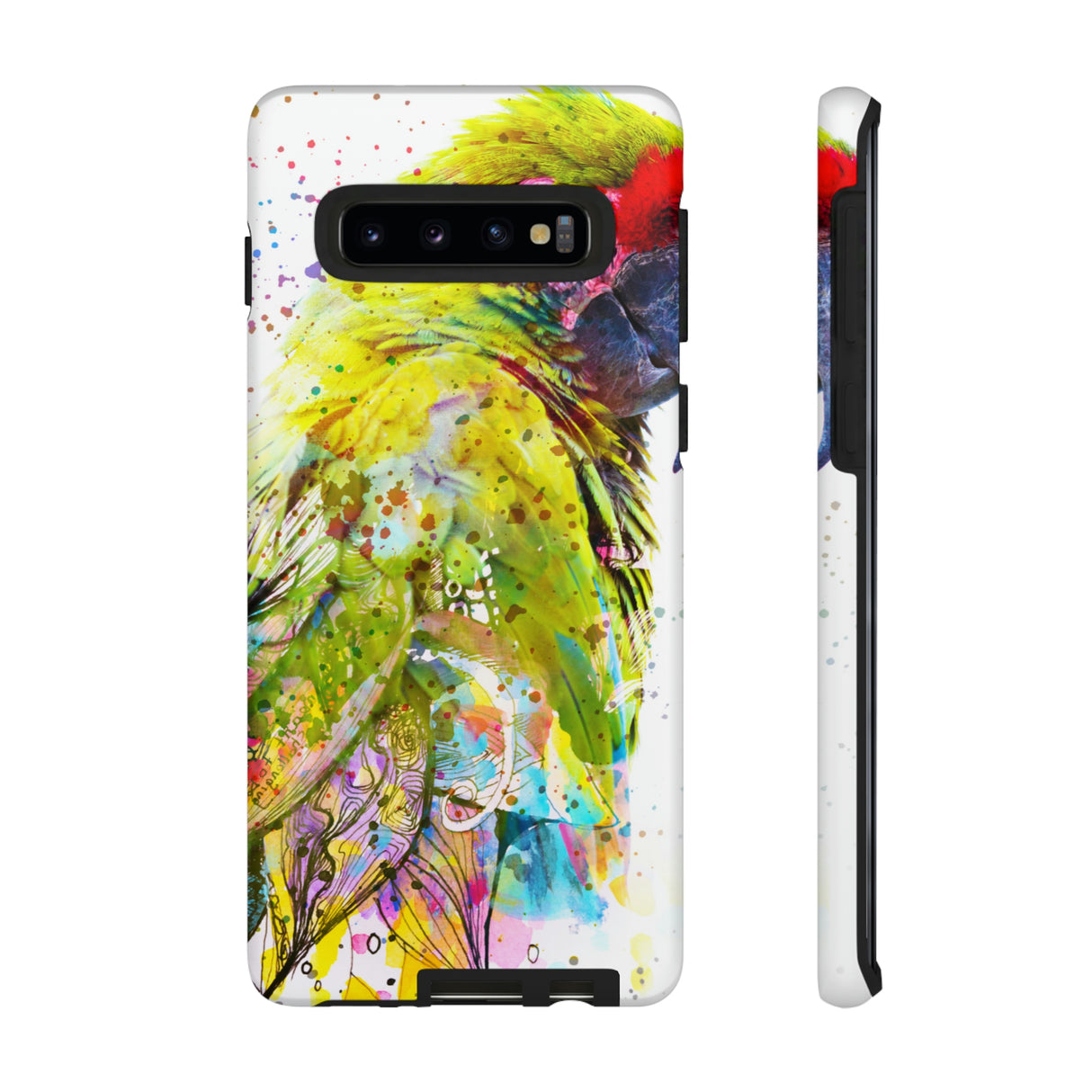 Colorful Parrot Android Case (Protective) Samsung Galaxy S10 Matte Phone Case