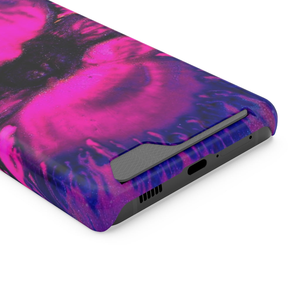 Deep Pink Ink Art Android Case (Card) Phone Case