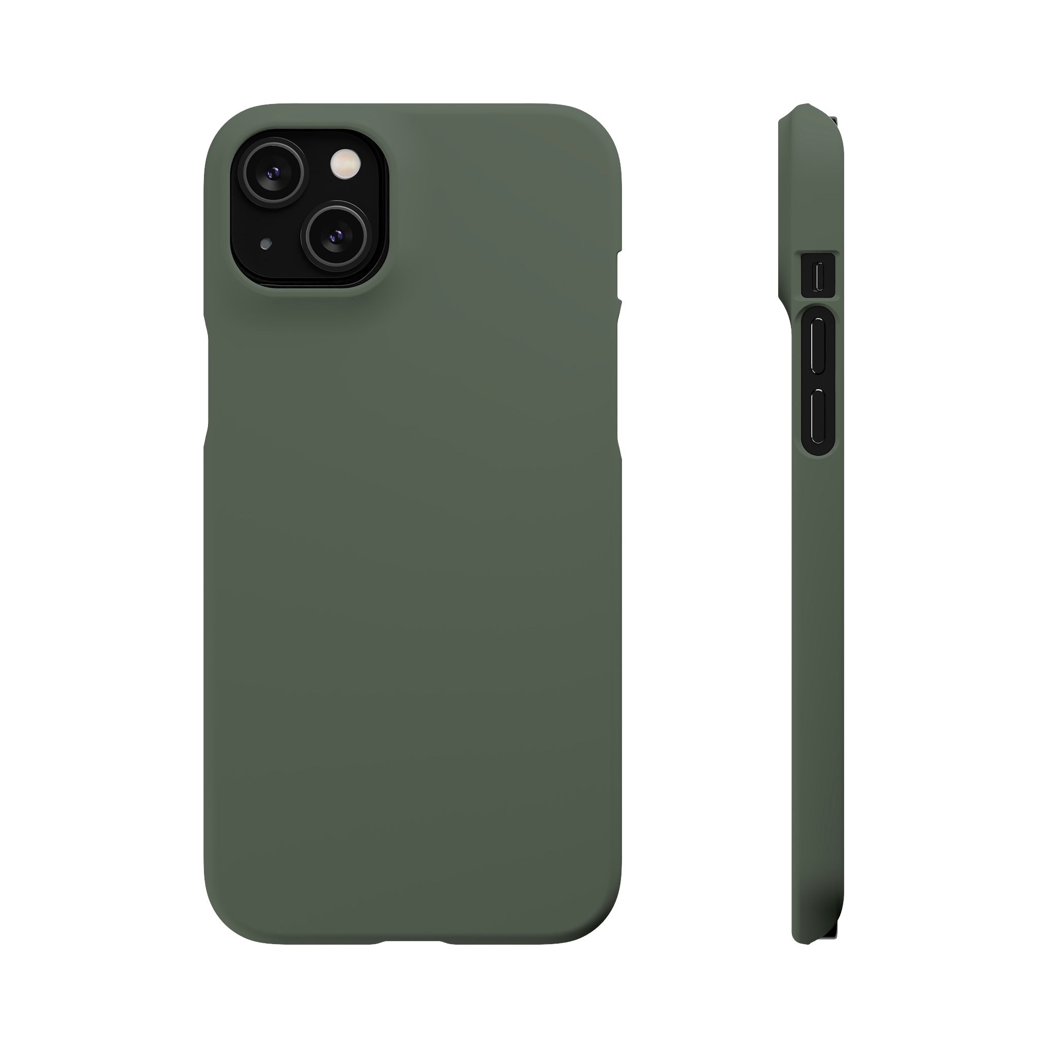 Ebony Green iPhone Case (Slim) iPhone 14 Plus Matte Phone Case