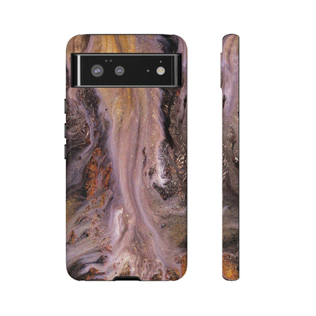 Pink Marble Ink Art Android Case (Protective) Google Pixel 6 Glossy Phone Case