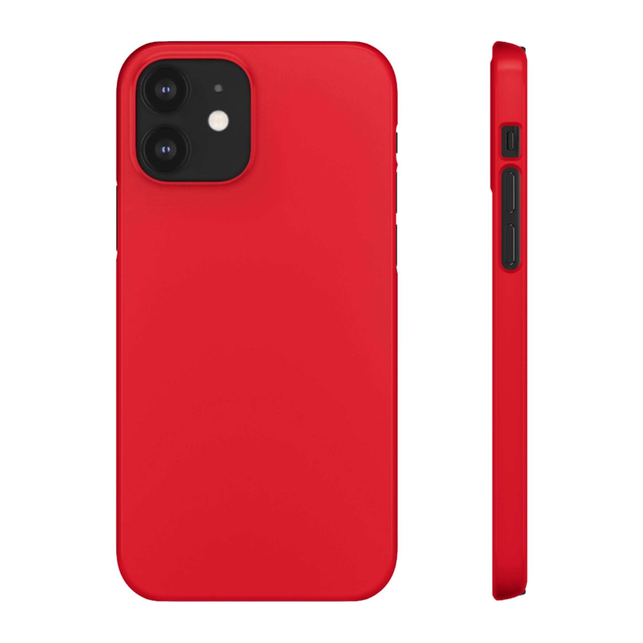 Cadmium Red iPhone Case (Slim) iPhone 12 Glossy Phone Case