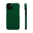 British Racing Green iPhone Case (Slim) iPhone 14 Glossy Phone Case