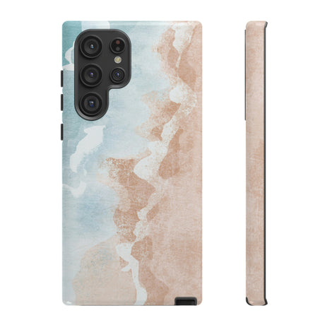 Boho Sea Beach Android Case (Protective) Samsung Galaxy S22 Ultra Glossy Phone Case