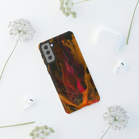 Bon Fire Ink Art Android Case (Protective) Phone Case