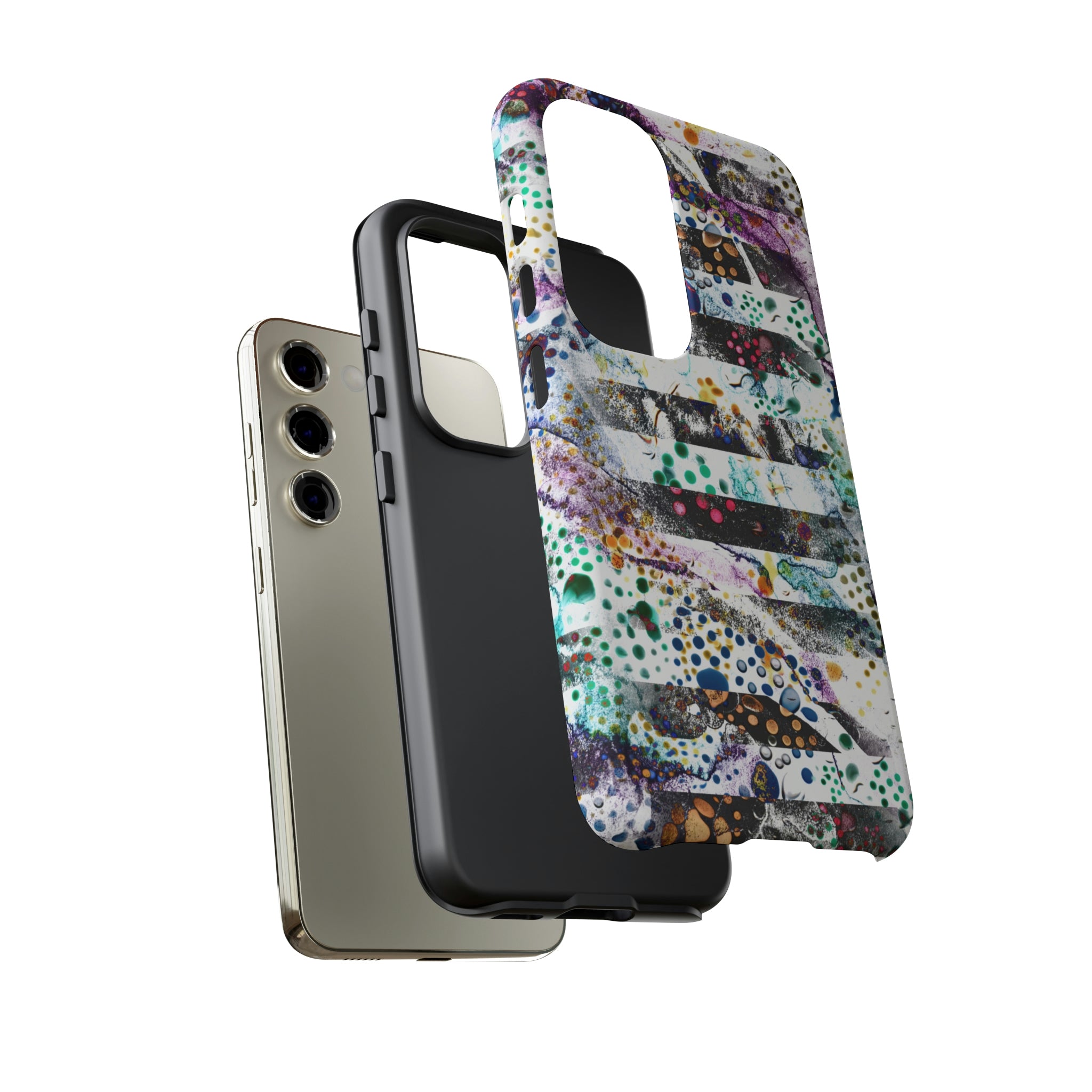 Abstract Green Purple Android Case (Protective) Phone Case