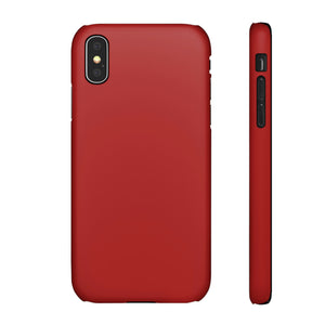 Firebrick iPhone Case (Slim) iPhone X Matte Phone Case