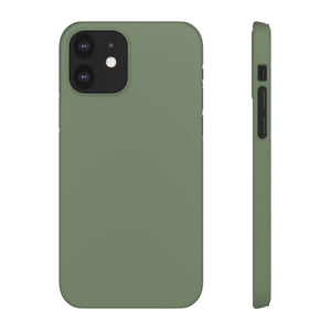 Camouflage Green iPhone Case (Slim) iPhone 12 Matte Phone Case