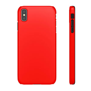 Candy Apple Red iPhone Case (Slim) iPhone XS MAX Glossy Phone Case