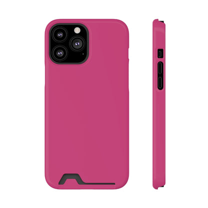 Magenta (Pantone) iPhone Case (Card) iPhone 13 Pro Max Glossy Without gift packaging Phone Case