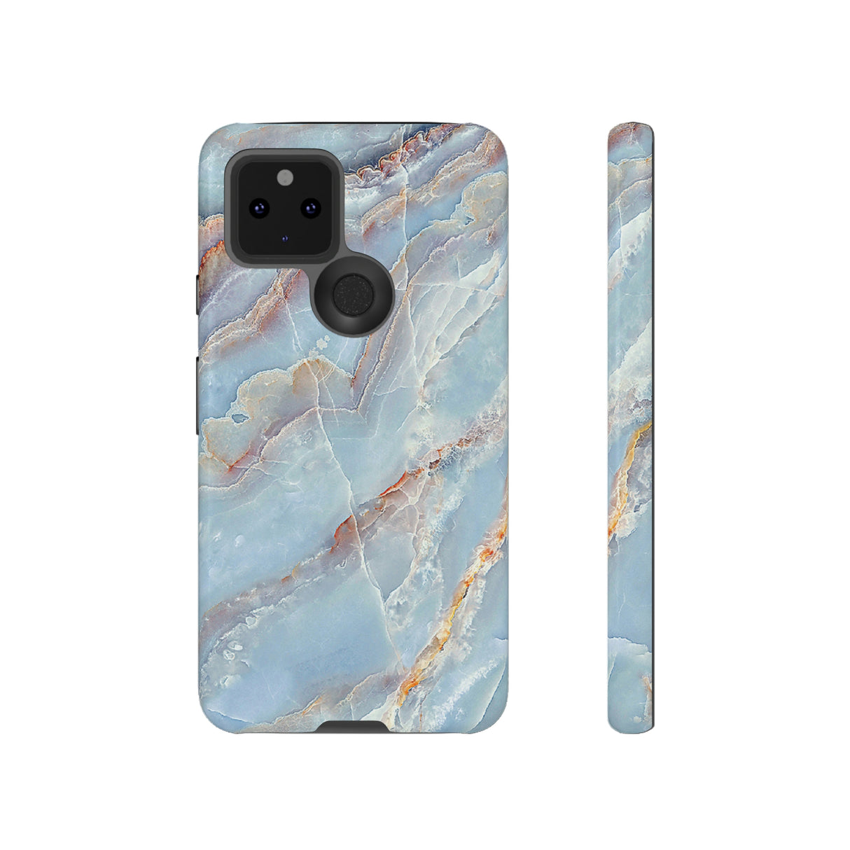 Blue Marble Background Android Case (Protective) Google Pixel 5 5G Glossy Phone Case