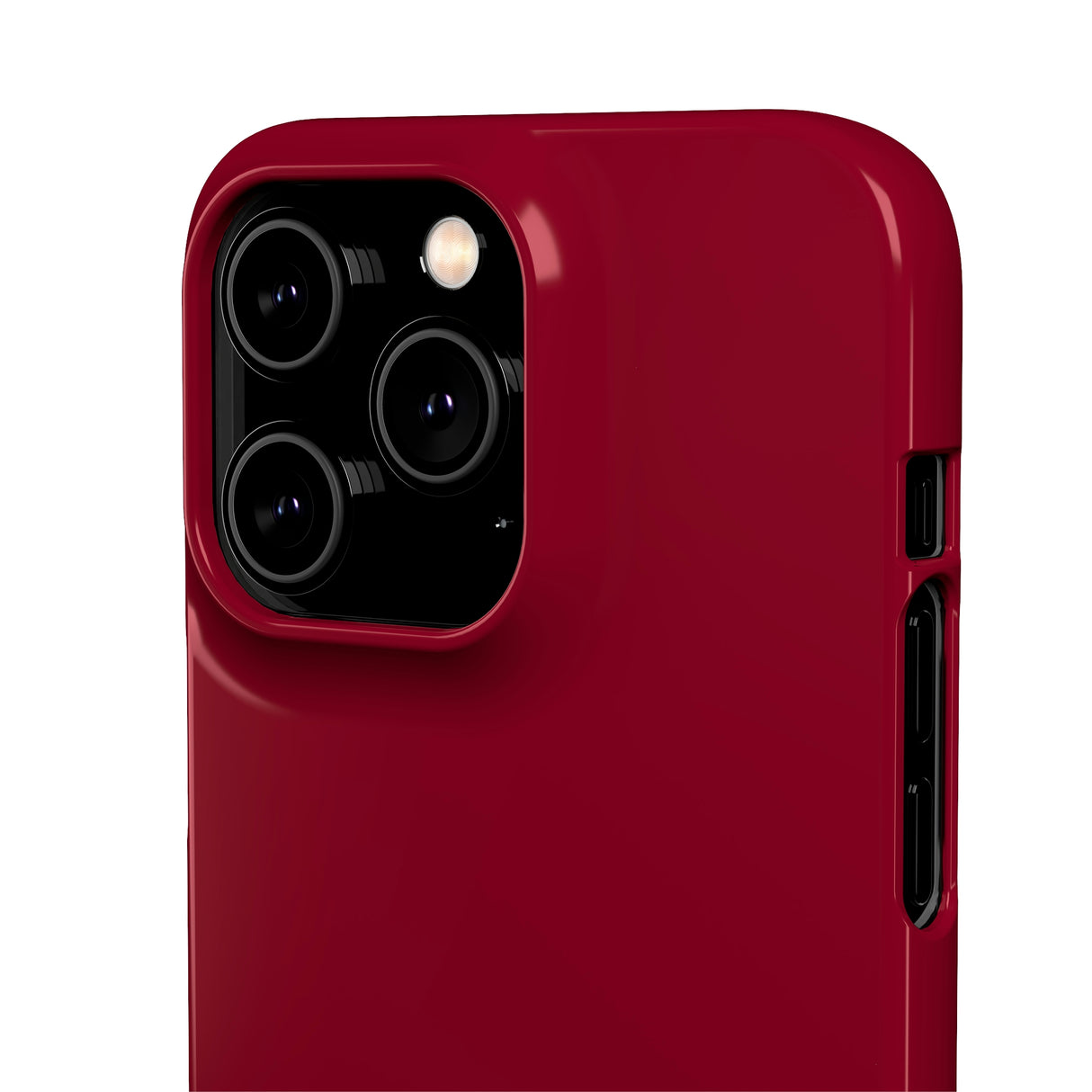 Burgundy Red iPhone Case (Slim) Phone Case