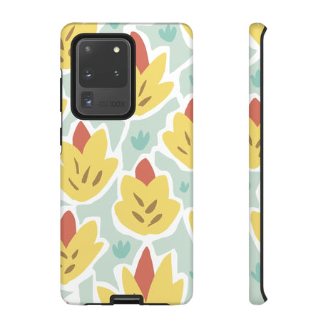 Summer Yellow Happy Flower Samsung Case (Protective) Samsung Galaxy S20 Ultra Matte Phone Case