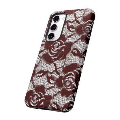 Red Rose Lace Gothic Flower Samsung Case (Protective) Phone Case